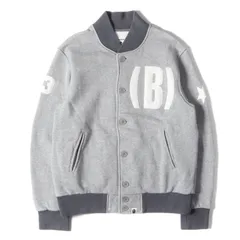 A BATHING APE ア ベイシング エイプ ジャケット サイズ:M 00s (B) & STA ワッペン スウェット スタジャン グレー アウター ブルゾン 上着【メンズ】のサムネイル