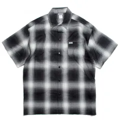 [キャルトップ] Ombre Check S/S Shirts オンブレチェック 半袖 シャツ ART-2000 アメリカ製 (L, BLACK/IVORY) [BLACK/IVORY] [L]