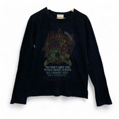 PIPPIN STANDARD　Mサイズ　トップス　長袖　黒　ブラック　プリント　ロンT