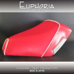 □《Euphoria》張替え済!!【DJ-1 DJ1 DJ1R DJ-1R AF12】シート　赤/白 □MK32663
