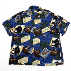 40s 50s レーヨン　ハワイアンシャツ　ヴィンテージ　ダイアモンドヘッド 40s 50s レーヨン ハワイアンシャツ ヴィンテージ ダイアモンド