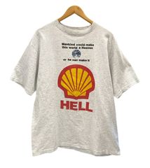 ANARCHIC ADJUSTMENT エイリアン　ベージュ Tシャツ Lサイズ ANARCHIC ADJUSTMENT エイリアン ベージュ Tシャツ Lサイズ