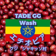 エチオピア グジ シャキッソ村 TADE GG農園 ウォッシュ★スペシャリティコーヒー　150g入り★エチオピア珈琲豆★自家焙煎コーヒー豆★アイスコーヒー★エムリバーサイドコーヒー
