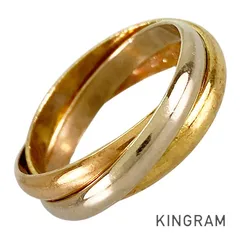 〜8/13限定値下げ⭐︎カルティエ Cartier トリニティ リングSM 50 カルティエ Cartier リング トリニティ XS スリーカラー K18YG