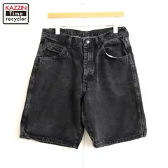 90s vintage Wrangler ブラックデニム ショートパンツ メンズ Sサイズ相当