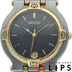 GUCCI 9000M 11Pダイヤ まだまだ綺麗な時計です。予備コマ2個付き