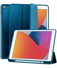 ★Maledan 対応iPad 9世代 ケース ペン収納 対応iPad ケース 第8世代 軽薄 衝撃吸収 TPU スタンド機能付き オートスリープ/ウェイク 対応iPad 第9世代 ケース