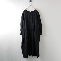 新品　ICHI Antiquités⭐︎リネンロングワンピース ICHI Antiquites (イチアンティークス) カラーリネンギャザー