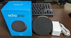 Echo Pop エコーポップ with Alexa チャコール 送料無料 匿名配送