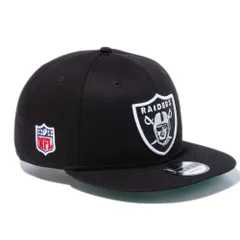 ニューエラ 9FIFTY ラスベガス・レイダース シールドロゴ ブラック ホワイト 1個 New Era 950 NFL LASRAI EMB BLK SWHT 25J 1pc