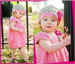 ★ラッフルバッツ★新品★ＵＳＡ直輸入！！★ニット　ピンク　フラワー　ワンピース♪