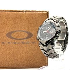 希少00sメタリック】 OAKLEY オークリー メンズ 腕時計 GMT クォーツ