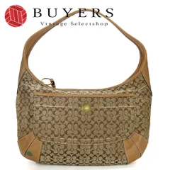 【中古】 コーチ ショルダーバッグ 11294 ミニシグネチャー キャンバス レザー ベージュ ベージュ ゴールド金具 カジュアル 普段使い レディース 女性 COACH