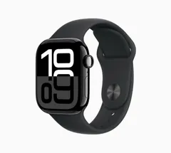 「新品」Apple Watch Series 10 GPS+Cellularモデル 42mm MWX63J/A [ジェットブラック・ブラックスポーツバンド S/M]