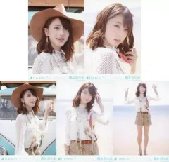 【中古】生写真(坂道シリーズ) ◇橋本奈々未/「裸足でSummer 選抜ver.」WebShop限定生写真 5種コンプリートセット