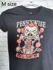 M／US古着／Ｔシャツ／IT／Pennywise ／イット／アメカジ／