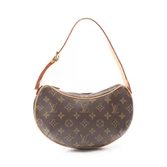 ルイ・ヴィトン LOUIS VUITTON ショルダーバッグ ポシェットクロワッサン モノグラム M51510 PVCコーティングキャンバス レザー ポシェット・クロワッサン レディース Used B