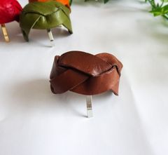 本革★ポニーフック こげ茶