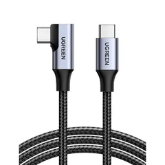 【新着商品】UGREEN L字 USB Cケーブル 映像出力【100W/5A急速充電 USB3.1 PD対応 4K / 60Hz】タイプc ケーブル 5Gbps データコード iPhone 15 /PRO MacBook Pro Air iPad Pro  0のサムネイル