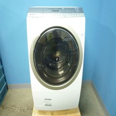 【設置可能】SHARPドラム式洗濯機 ES-Z210 洗濯10キロ 乾燥6キロ シャープ  2016年製 高さ111cm 横64cm 奥行73cm 送料無料