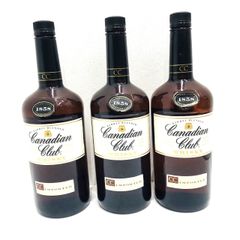 ▼サントリー カナディアンクラブ 1858年 ウイスキー 1.14L 1140ml 3本セット 40% SUNTORY Canadian club BARREL BLENDED 古酒▼L100731