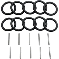 FJmark 汎用 インパクトレンチ用 ピン Oリング 10個セット ソケット 固定用 (ソケットサイズ 17～32mm 新着