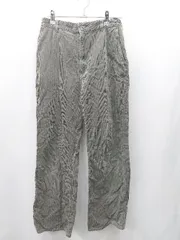 ◇ ⊇ UNITED ARROWS green label relaxing 後ろウエストゴム コーデュロイパンツ サイズ40 グレー系 レディース E  【1503050012515】