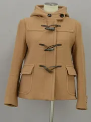 イネド INED ショートダッフルコート 7サイズ キャメル レディース F-L6497