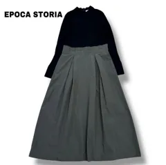 【EPOCA STORIA】バイカラーコンビ フレアドレスのサムネイル