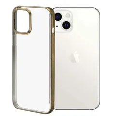 iPhone13 ケース アイフォン13  メタリック メッキ ソフト ケース 【Color】 ゴールド