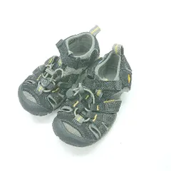 ◇ ⊂ KEEN キッズ サンダル サイズ15 グレー イエロー系 男の子 E  【1502030019667】