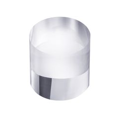 アクリル本舗 アクリル ベース キューブ ブロック 円柱 5x5cm 透明 アクリルパネル ディスプレイスタンド インテリア 撮影台 標本 展示