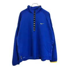 NIKE ナイキ ハーフジップ プルオーバージャケット スポーツ ブルー(メンズ XL)中古 古着 U6192
