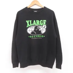 XLARGE エクストララージ RECORDS CREWNECK SWEAT スウェットトレーナー 101214012007 Mサイズ ※中古