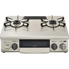 美品Rinnai KGM400G ガスコンロ 2バーナーLPガス