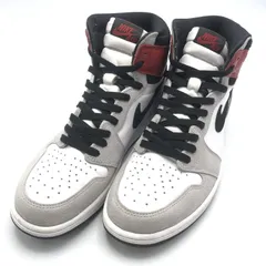 【中古】NIKE AIR JORDAN 1 High OG White/Black/Light Smoke Grey スニーカー 29cm 555088-126 ナイキ[10]
