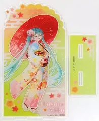 【中古】アクリルスタンド・アクリルパネル 初音ミク/和服散歩 BIGアクリルスタンド 「初音ミク はんなり♪京都 ラッキーカードコレクション」 あたり景品