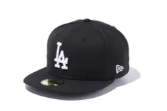 NEW ERA ニューエラ 13562252 59FIFTY ロサンゼルス・ドジャース ブラック × ホワイト ブラック×ホワイト 7　5／8(60.6cm)