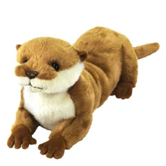 サンレモン カワウソ ぬいぐるみ サンレモン fluffies カワウソ BR 】 ぬいぐるみ 男 女 子供