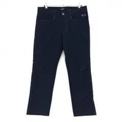 【超美品】オークリー パンツ 黒 ステッチグレー ストレッチ  メンズ 34 ゴルフウェア Oakley