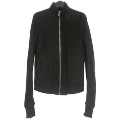 リックオウエンス Rick Owens インターシャ ラムレザーライダース ジャケット ブルゾン 46 ブラック 黒 RU15F7761-LK 国内正規のサムネイル