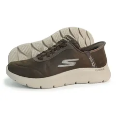 【新品】SKECHERS スケッチャーズ スリップインズ ハンズフリー スニーカー スリッポン ゴーウォーク フレックス スムース モーション 216326 BRN ブラウン