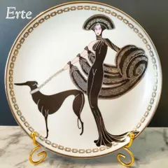 エルテ （Erte）　フランクリンミント　陶器 プレート　アールデコ　絶版限定品