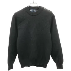 SAINT JAMES セントジェームス CANCALE ショルダーボタンプルオーバーニットセーター  ネイビー XS