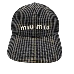 MIUMIU♡MIUIMIUキャップ♡L 楽天市場】MiuMiu ミュウミュウ Velvet Baseball Cap ベース