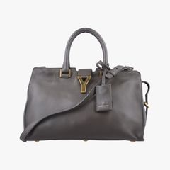 イヴサンローランYves Saint LaurentYライン プチカバスグレーレザー311210LTH311210.0913