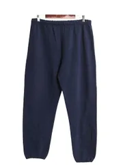 【お得なクーポン配布中!】 90s ラッセル 無地 スウェット パンツ メンズ レディース L 古着 オールド 裏起毛 トレーナー イージーパンツ シンプル ゆったり ネイビー