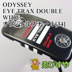 入間■【中古】 パター オデッセイ ODYSSEY EYE TRAX DOUBLE WIDE オリジナルスチール[34]  3[8160]