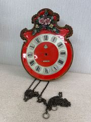 【フォロー割対象商品】MIBRAN ミブラン Maison Brilliant 花装飾 分銅式掛け時計 ジャンク