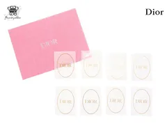 クリスチャンディオール クリアステッカー 楕円形 ラッピング 封筒&メッセージカード付き DIOR【Used 開封品】